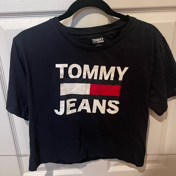 Tommy Cropped T-Shirt - Picture 1 of 3